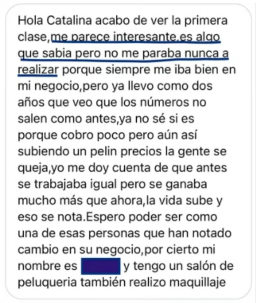 Comentario: llevo dos años viendo que los números no salen como antes